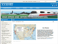 Tablet Screenshot of highspeed-rail.org
